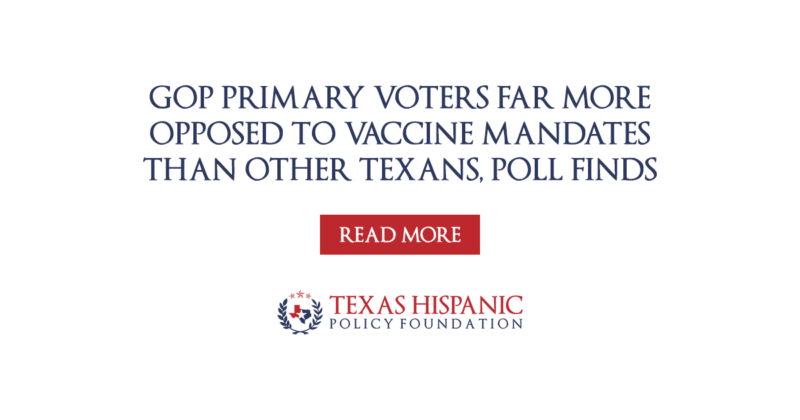 GOP primary voters far more opposed to vaccine mandates than other Texans, poll finds
