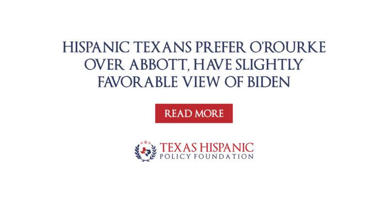 Hispanic Texans prefer O’Rourke over Abbott, have slightly favorable view of Biden